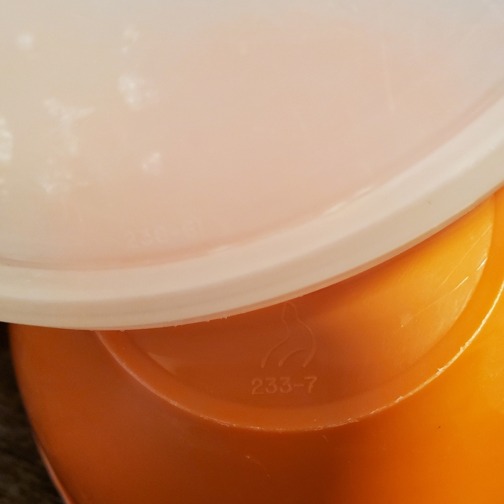 Vintage Tupperware Wonderlier Bowl Set. Fall Harvest Colors. 5x with Lids #233 - Picture 6 of 7
